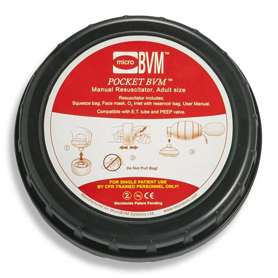 Pocket BVM - Black Case | Chinook Medical
