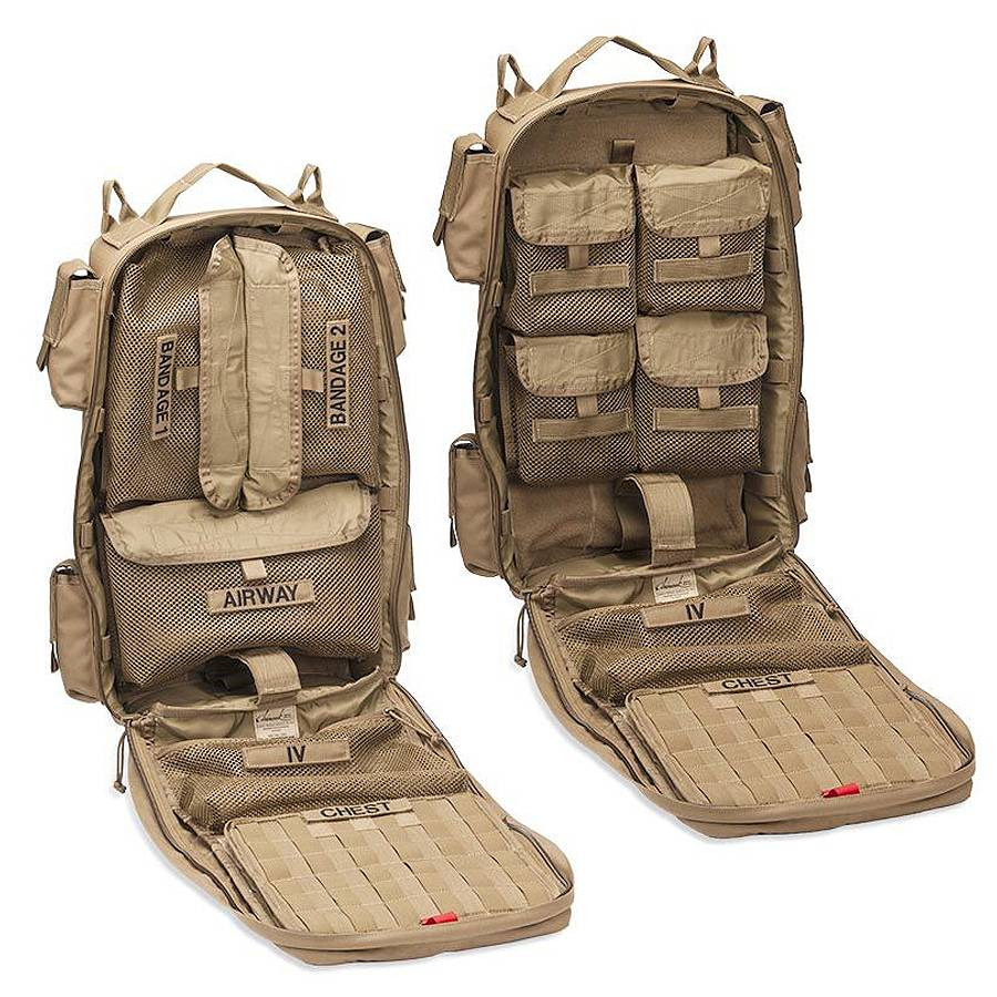Open Chinook Medic Pack with removable organizers
